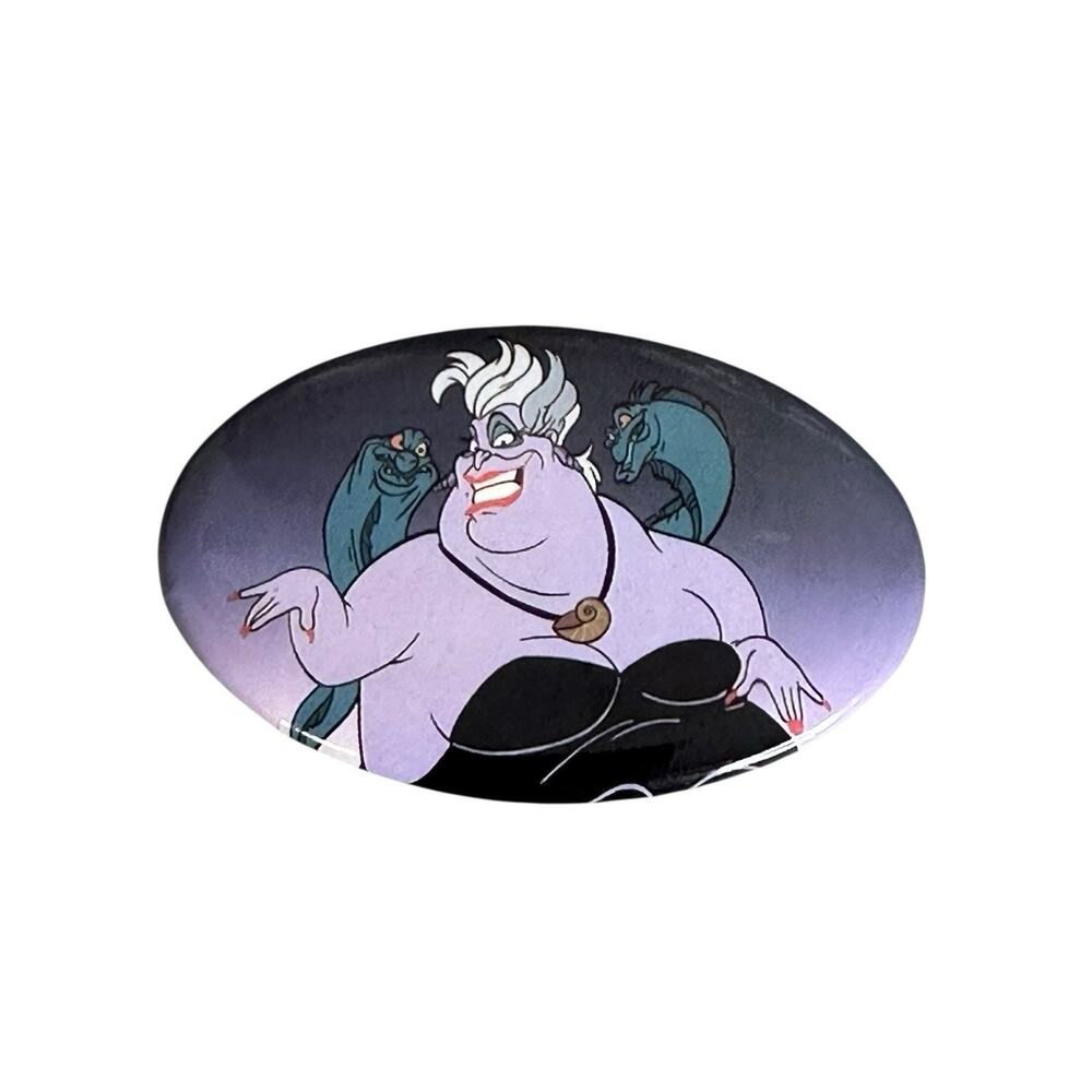 Little Mermaid Vintage The Walt Disney Co Pin Button Ursula 1990’s